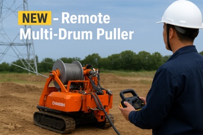 Changshi Launches New Remote-Control Multi-Drum Puller — Faster, Safer Heavy-Cable Stringing