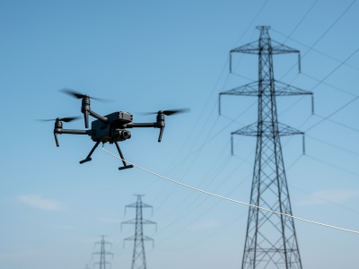 Drone-Assisted Pilot-Line Stringing Gains Momentum