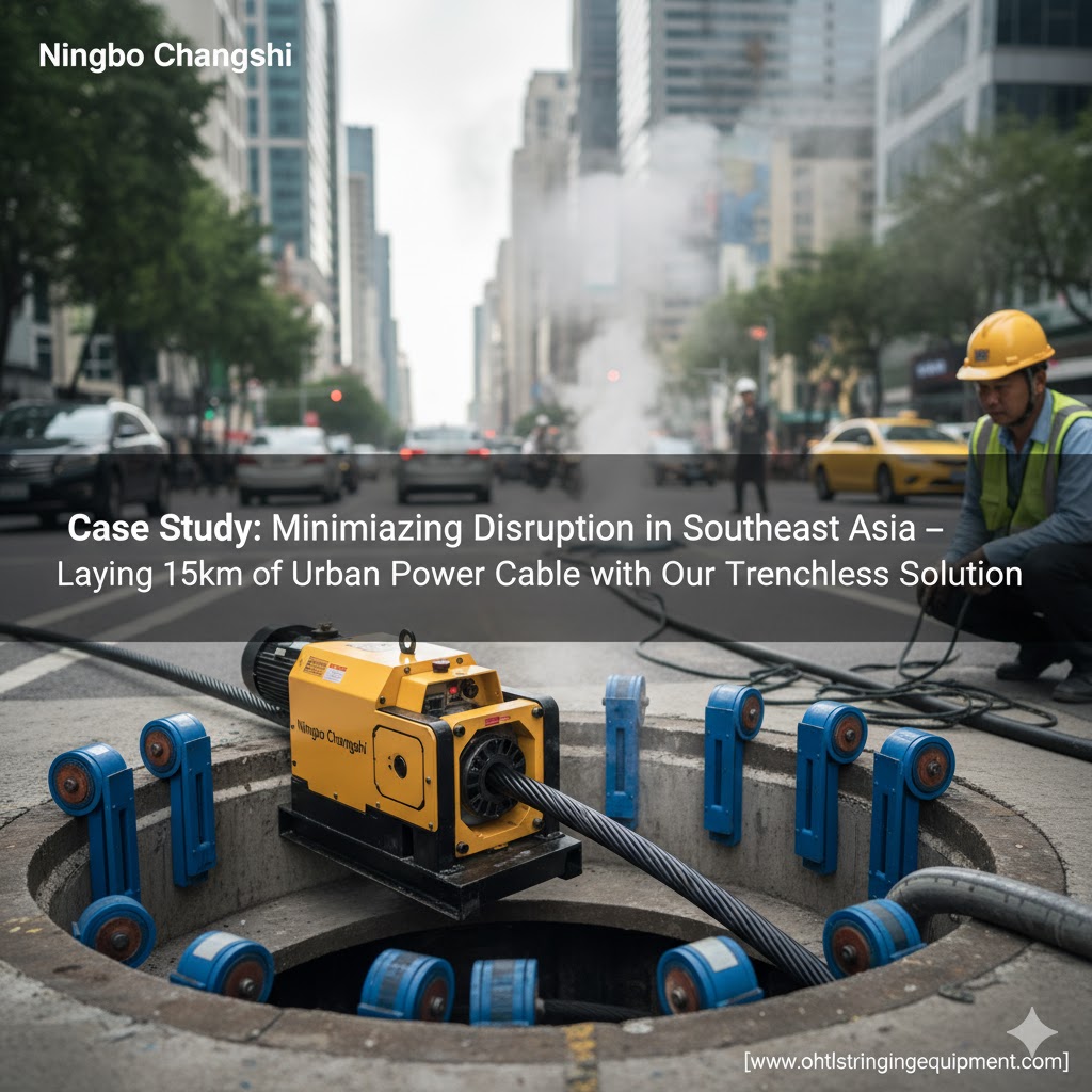 Case Study: Minimizing Disruption in Southeast Asia – Laying 15km of Urban Power Cable with Our Trenchless Solution