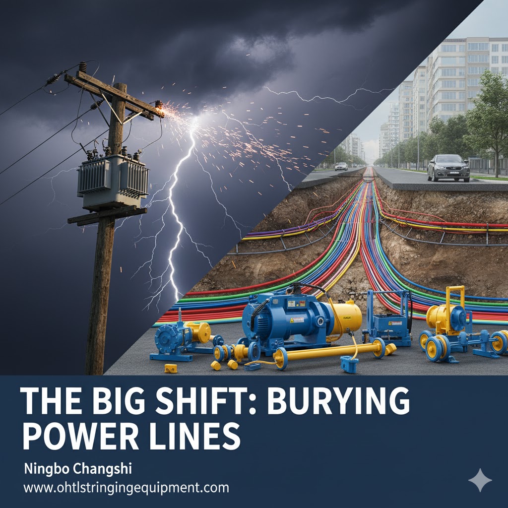The Big Shift: Why Utilities Are Burying Power Lines (And the Equipment Driving the Trend)
