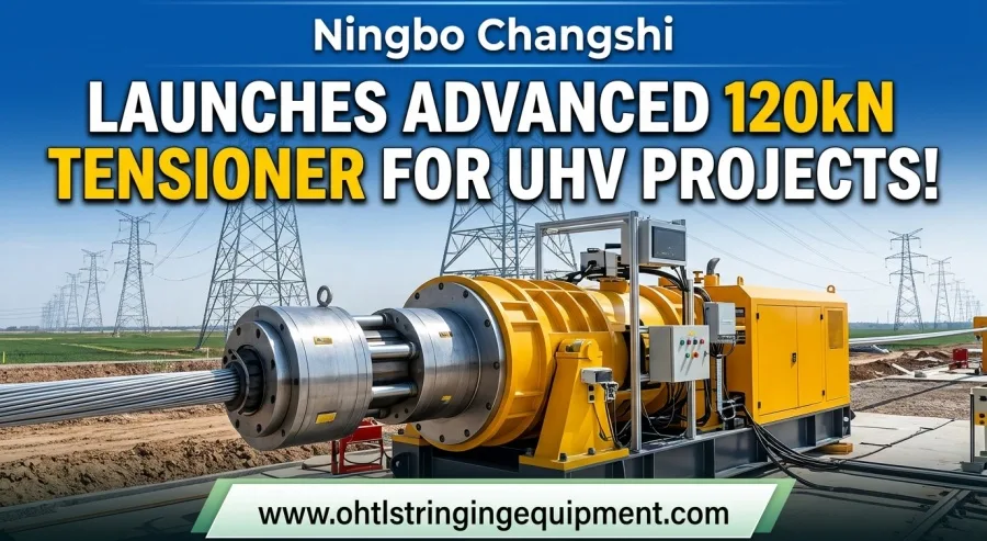 Ningbo Changshi Launches Advanced 120kN High-Capacity Hydraulic Conductor Tensioner for Ultra-High Voltage (UHV) Transmission Projects