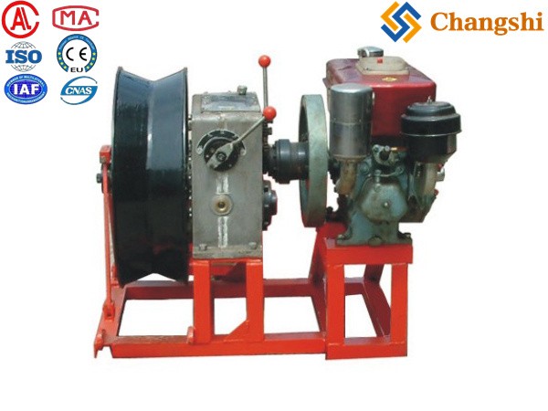 3 Ton 5 Ton Diesel Engine Powered Winch for Cable & Conductor Pulling - Image 1