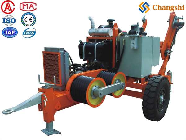 4 Ton Single Bullwheel Puller - Transmission Line Conductor Stringing Equipment