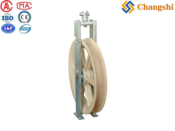 Φ660mm Nylon Sheave Stringing Block for OPGW & Fiber Optic Cables