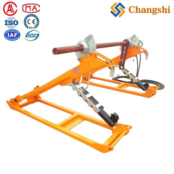 7 Ton Hydraulic Conductor Reel Stands with Extended 13m Hydraulic Hose