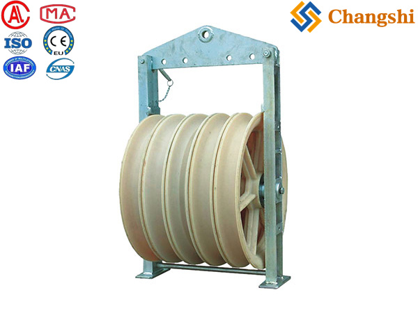 822mm Jumbo Stringing Block | Ultimate Conductor Protection Pulley for UHV/HVDC