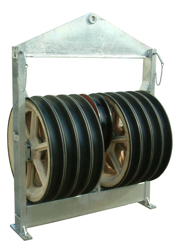 916mm Mega Diameter Bundle Conductor Stringing Sheave for EHV/UHV Lines