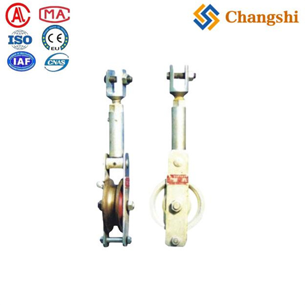 Adjustable Earth Wire Stringing Cable Pulley Block