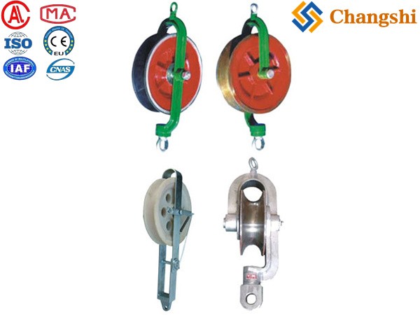 Adjustable Hold-Down Stringing Block for Conductor Tension Control - Image 1