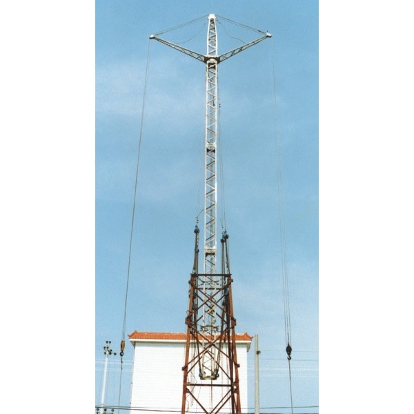 Aluminum Alloy Double Frame Swivel Gin Pole with Internal Suspension - Image 1
