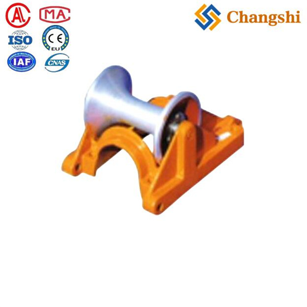 Aluminum Support Cable Ground Roller To Protect Underground pulling Laying Cable