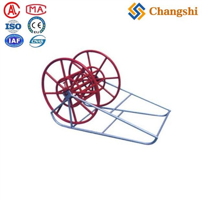 Anti Twisting Rope Cradle Reel Stand Elevators For Overhead Power Line Construction Stringing Operations - Image 1