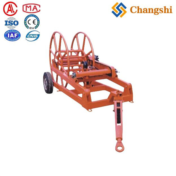 Auto Rewind Take-Up Hose Reel And Carriage of Reels Stringing and Distribution