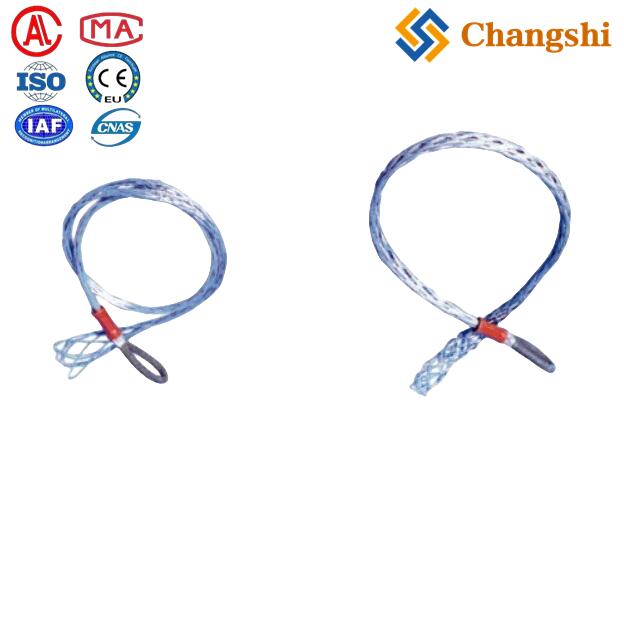 Cable Mesh Sock Joints Grips Connectors For Overhead Fiber Optic Cable ADSS OPGW