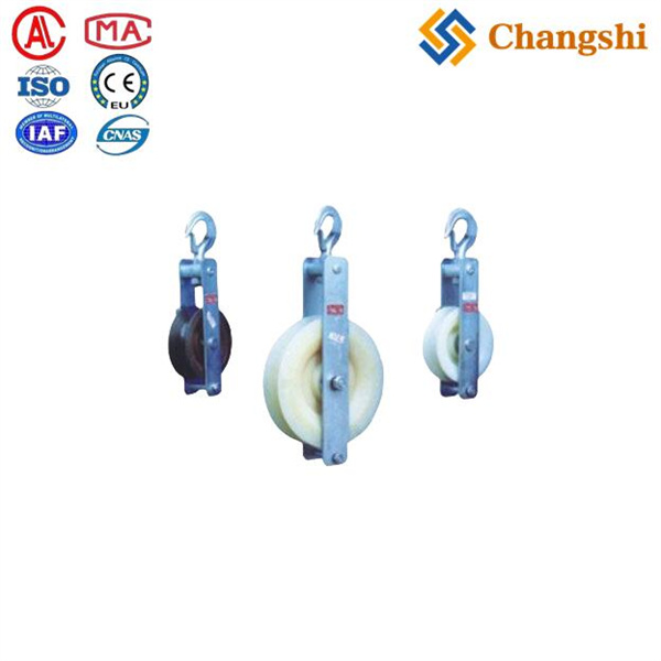 Conductor Cable Stringing Pulley Block For Power Transmission Distribution Lines