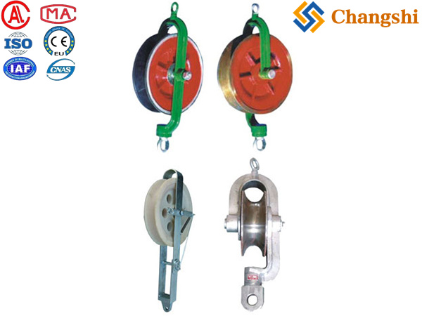 Conductor Hold-Down Block for Tension Stringing