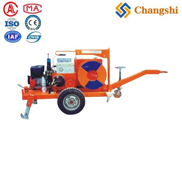 DQ Cable Laying Pulling Winch Puller Machine For Underground Cables Installation