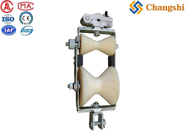Double Pulley Fiber Optic Cable Replacer for OPGW & ADSS Stringing - Image 1