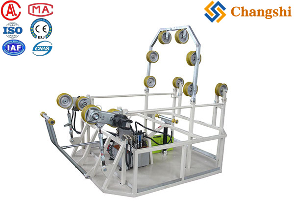 Eight-Conductor Bundle EHV/UHV Live Line Maintenance Cart Eight-Conductor Bundle EHV/UHV Live Line Maintenance Cart