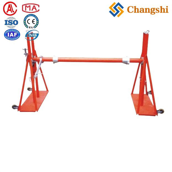 Electrical Cable Reel Stand For Underground Cable Laying Pulling Installation