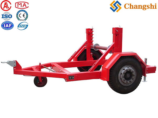 Extra-Large 3200mm Cable Reel Transport Trailer
