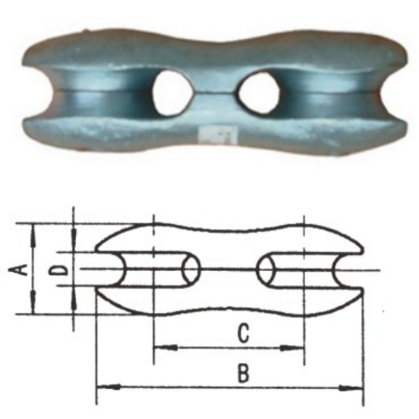 Figure-8 Bend-Resistant Swivel Connector for Conductor Stringing