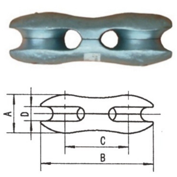 Figure-8 Bend-Resistant Swivel Connector for Conductor Stringing - Image 1
