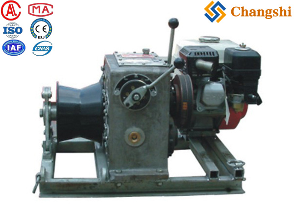 Gasoline Engine Winch for Pylon Erection & Sagging