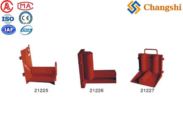 Heavy-Duty Steel Roller Corner Cable Guide - Image 1