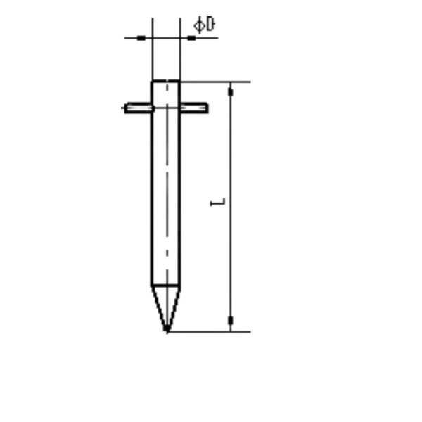 Heavy Duty Universal Steel Anchor Pile for Temporary Line Guying - Image 1