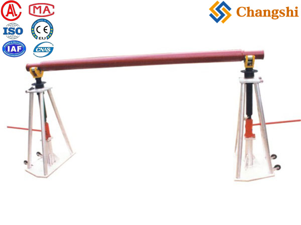 Hydraulic Screw Mandrel Cable Reel Stand