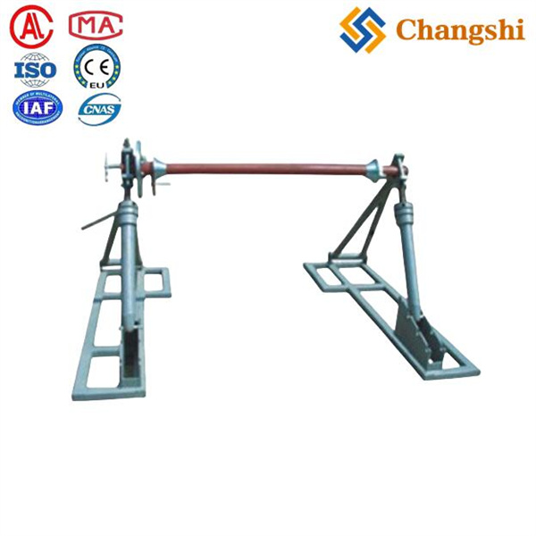Integrated Cable Reel Stand with Disc Tension Brake | Controlled Payout