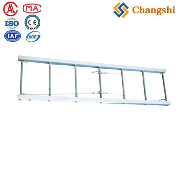 Lightweight Aluminum Alloy Tagged-Out Position Ladder for Electrical Work