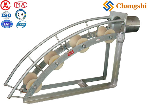 Lockable Tri-Roller Cable Entry Guide with Nylon Rollers