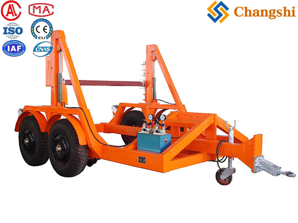 Multi-Function Cable Reel Trailer and Set Out Stand Multi-Function Cable Reel Trailer and Set Out Stand