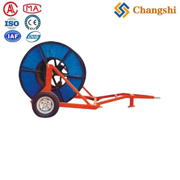 OPGW Installation Optic Cable Reel Trailer For Underground Overhead Cable Laying