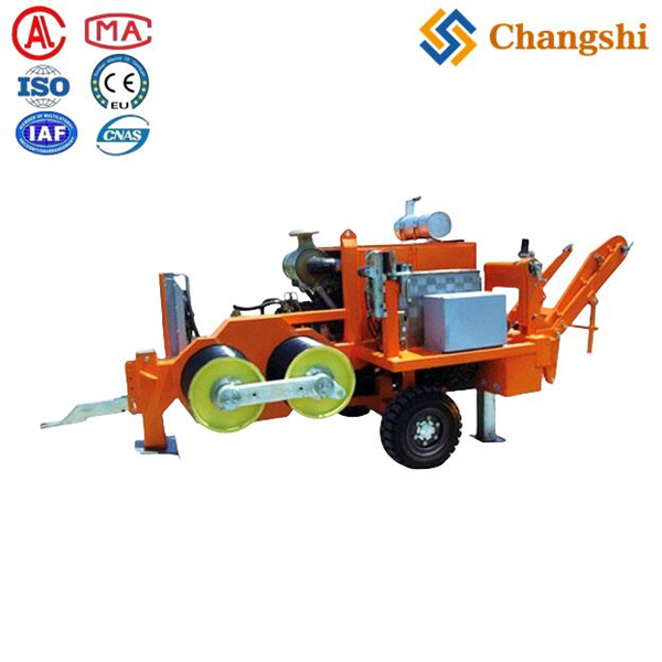 Overhead Power Lines Stringing Equipment Cable Pulling Machine Hydraulic Puller