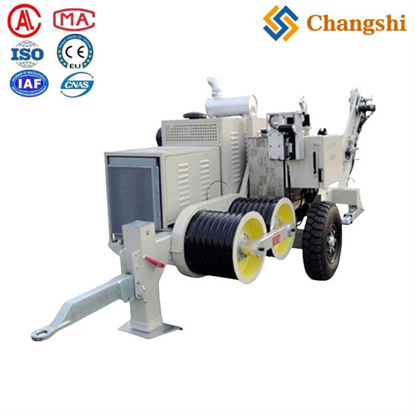 Overhead Transmission Line Conductor Stringing 9T Hydraulic Cable Pulling Puller