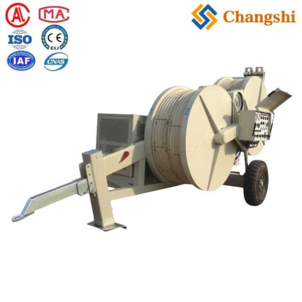 Overhead Transmission Line Two Bundled Conductors Tensioning Stringing Equipment