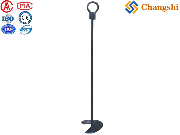 Portable Earth Anchor Installation Drill for Temporary Line Construction