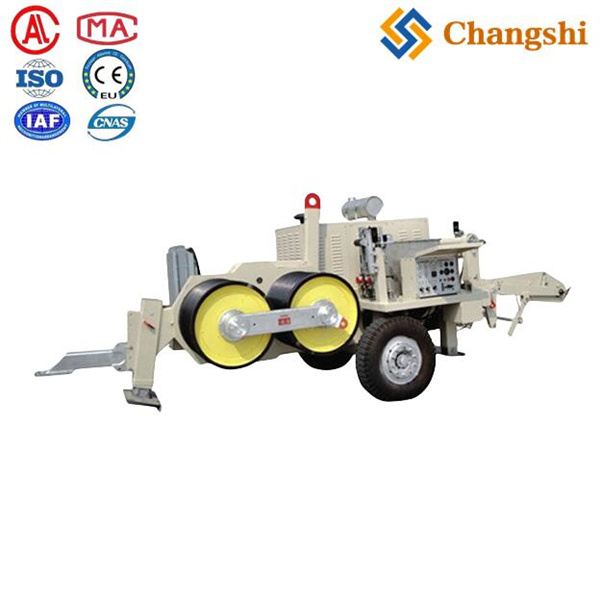 Power Line Conductor Wire Stringing Equipment Hydraulic Cable Pulling Puller