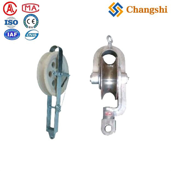 Secure Pulling Line Conductor Hold-Down Block for Power Line Conductor Installation Stringing Operations