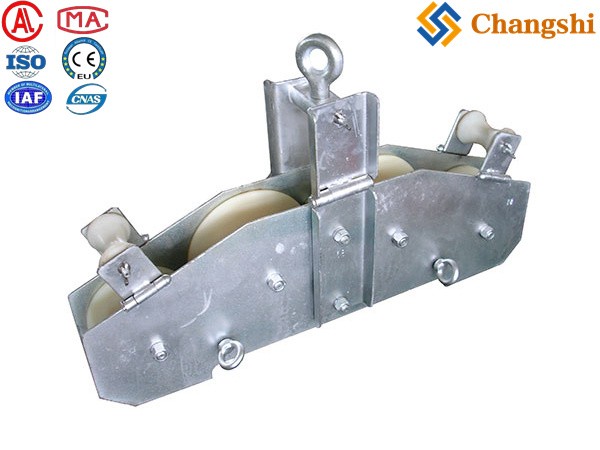 Quadrant Cable Block for Fiber Optic Cable Stringing (Φ22mm Max) - Image 1