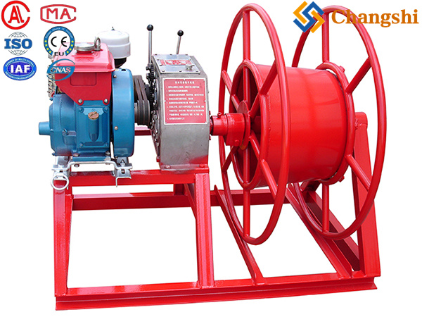 Self-Contained Hydraulic Conductor Reel Winder & Puller