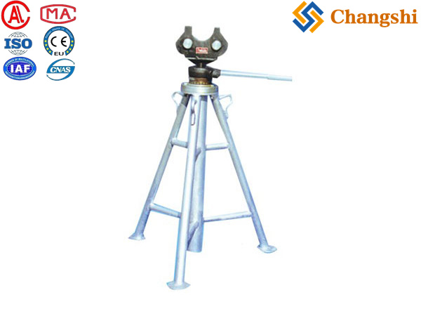 Simple Reel Payout Stand with Screw Mandrel