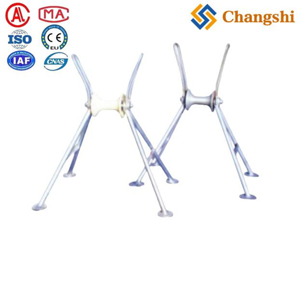 Steel Pipe Support Cable Ground Roller To Protect Underground Installation Cable