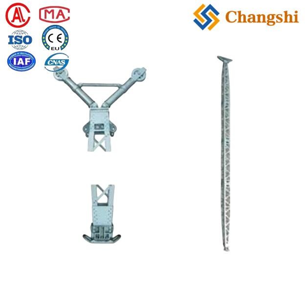 Strong Aluminum Alloy Inner Suspended Lattice Gin Pole for Power Line Projects - Image 1