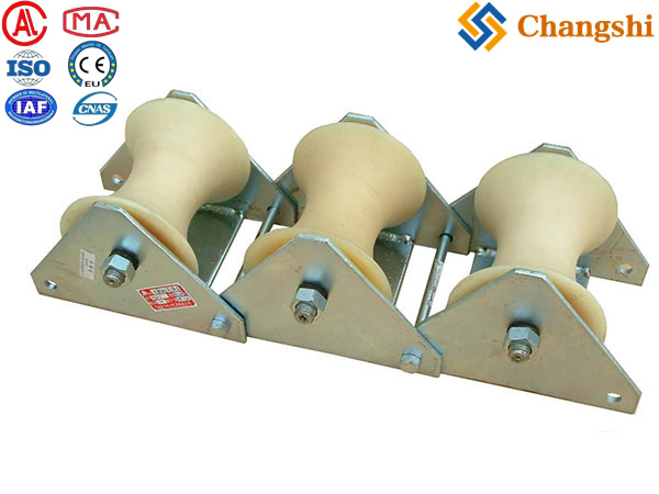 Three-Wheel Cable Roller for Ground & Tray Laying - Image 1