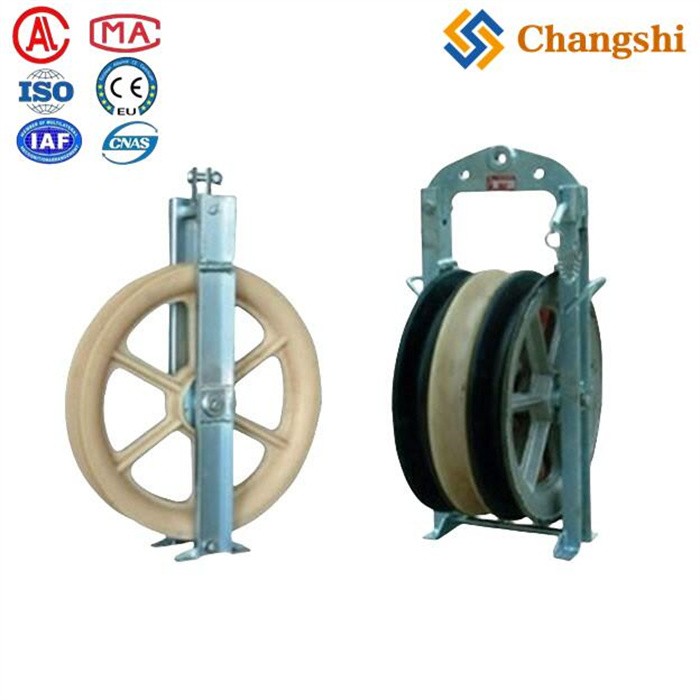 Transmission Line Conductor Cable Stringing Equipment Aerial Laying Pulley Block - Image 1