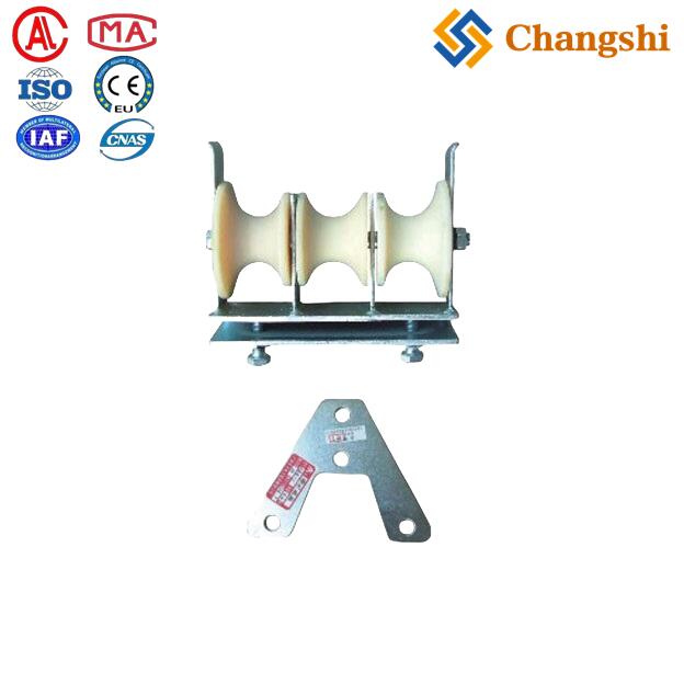 Triple Bundle Stringing Pulley Block For Overhead Power Line Stringing Conductor